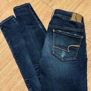 American Eagle Super Stretch Jegging Skinny Jeans Size 2 X-Long